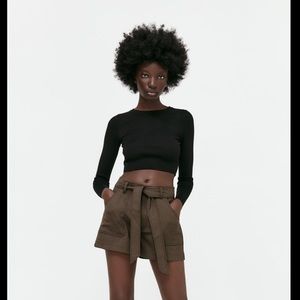 🌷2/$60 NWT ZARA plaid shorts